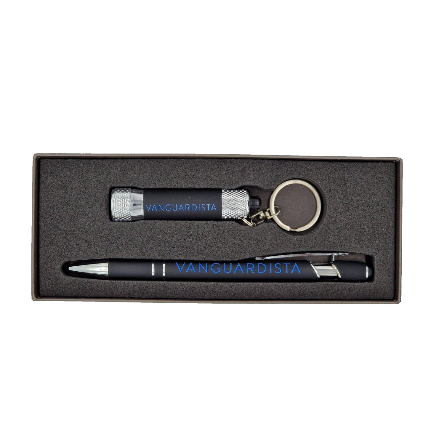 Keyring Torch, Pen and Giftbox